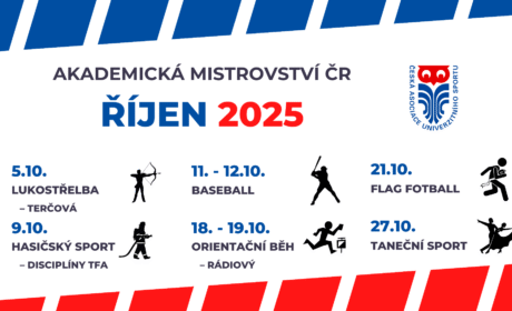 Akademická mistrovství ČR – reprezentuj VŠE