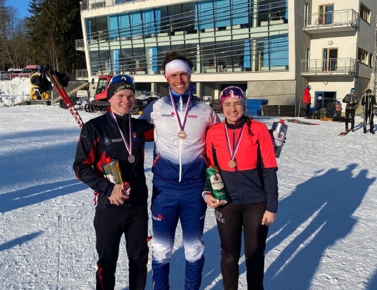 Dvě medaile pro VŠE v běhu na lyžích na AM ČR