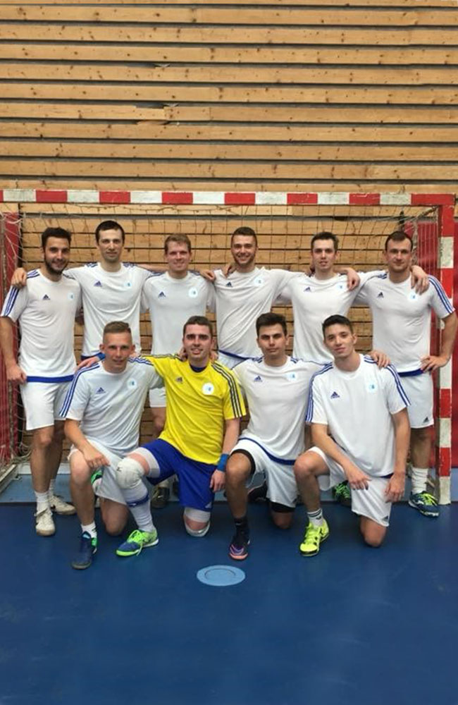Futsalový tým školy na kvalifikaci pro České akademické hry 2018
